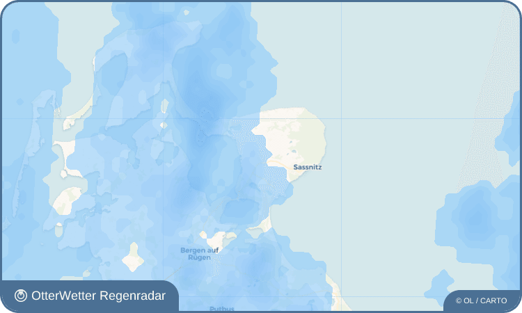 Wetter-Widget-Vorschau mit Vorhersagedaten für Sagard
