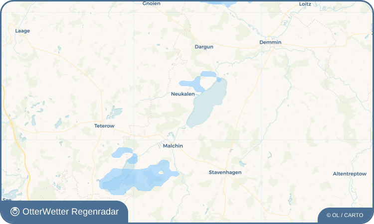 OtterWetter Regenradar-Widget Salem