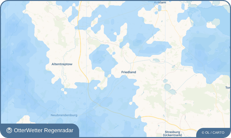 OtterWetter Regenradar-Widget Salow