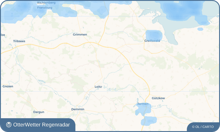 OtterWetter Regenradar-Widget Sassen