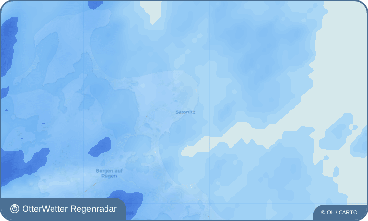 OtterWetter Regenradar-Widget Sassnitz