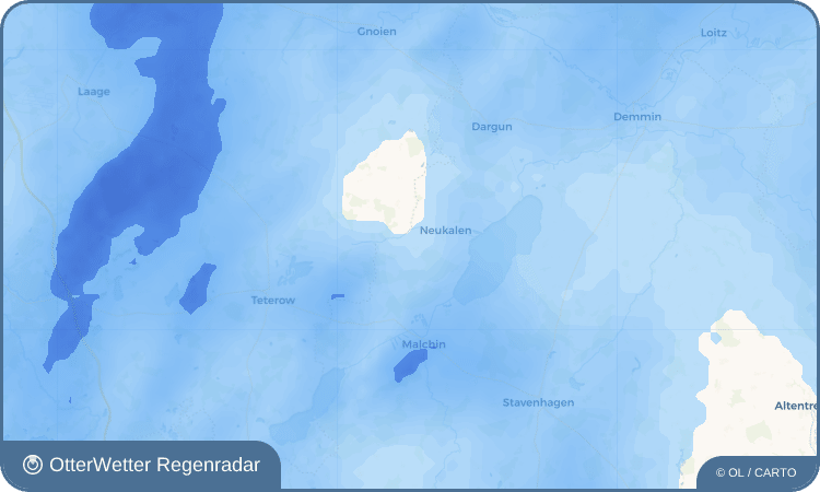 OtterWetter Regenradar-Widget Schlakendorf