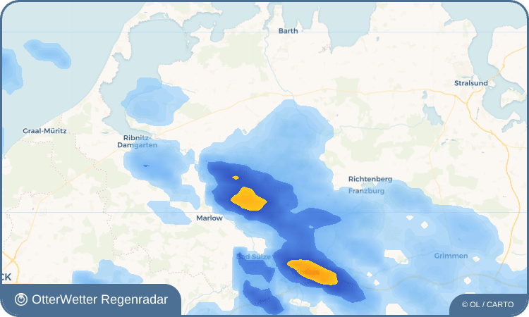 OtterWetter Regenradar-Widget Schlemmin