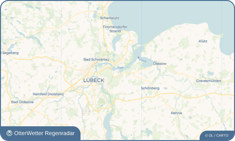 OtterWetter Regenradar-Widget Schlutup