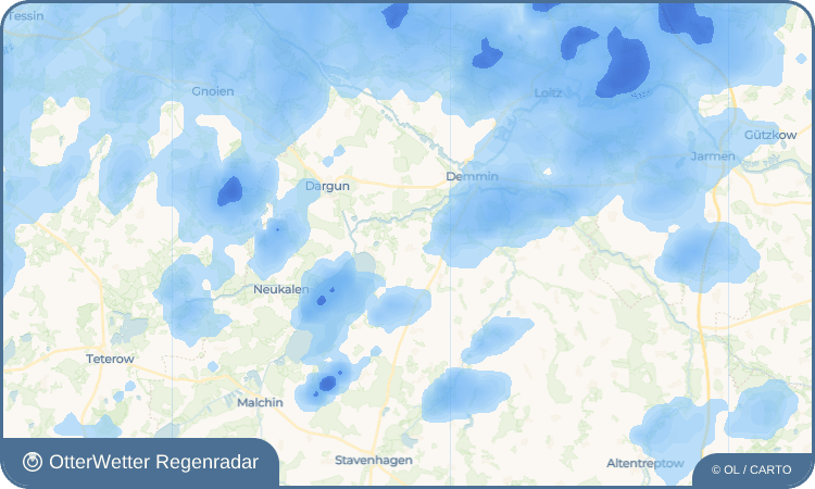 OtterWetter Regenradar-Widget Schönfeld