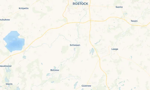 Regenradar Vorschaubild - Aktuelle Niederschläge in Schwaan und Umgebung