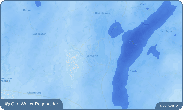 OtterWetter Regenradar-Widget Schwerin