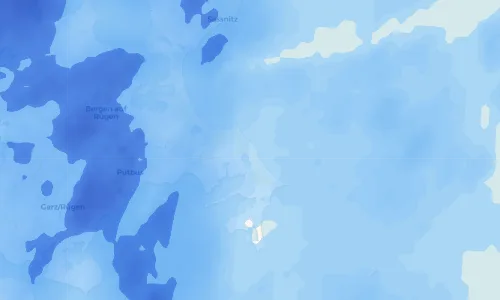 Regenradar Vorschaubild - Aktuelle Niederschläge in Sellin und Umgebung