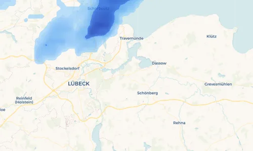 Regenradar Vorschaubild - Aktuelle Niederschläge in Selmsdorf und Umgebung