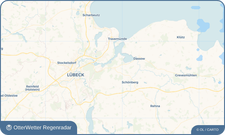 OtterWetter Regenradar-Widget Selmsdorf