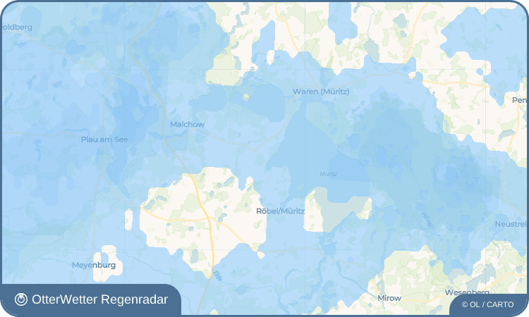 OtterWetter Regenradar-Widget Sietow Dorf