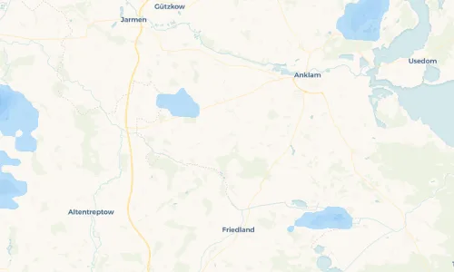 Regenradar Vorschaubild - Aktuelle Niederschläge in Spantekow und Umgebung