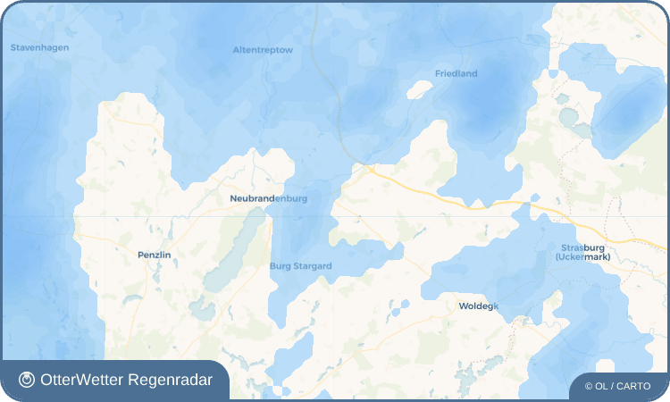 OtterWetter Regenradar-Widget Sponholz