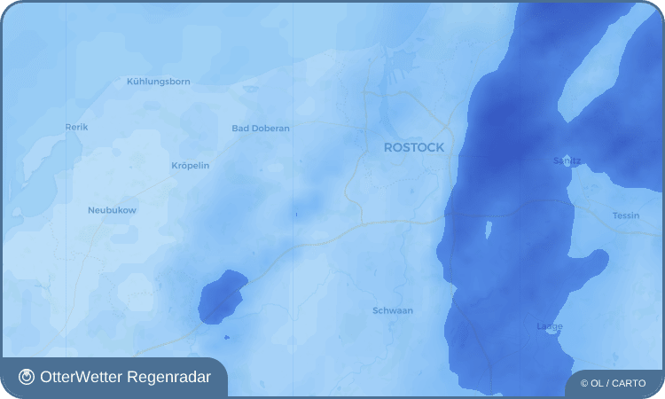 OtterWetter Regenradar-Widget Stäbelow