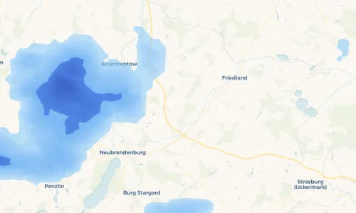 Regenradar Vorschaubild - Aktuelle Niederschläge in Staven und Umgebung
