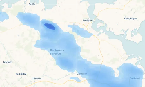 Regenradar Vorschaubild - Aktuelle Niederschläge in Steinhagen und Umgebung