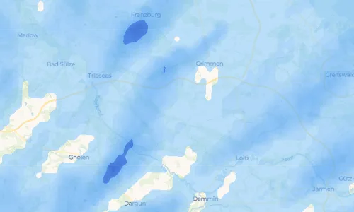 Regenradar Vorschaubild - Aktuelle Niederschläge in Strelow und Umgebung