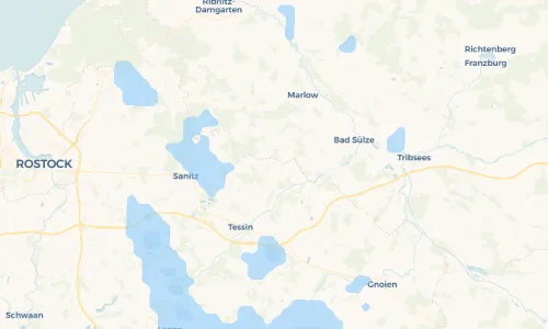 Regenradar Vorschaubild - Aktuelle Niederschläge in Stubbendorf und Umgebung