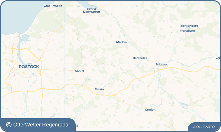OtterWetter Regenradar-Widget Stubbendorf