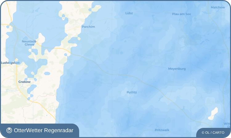 OtterWetter Regenradar-Widget Suckow