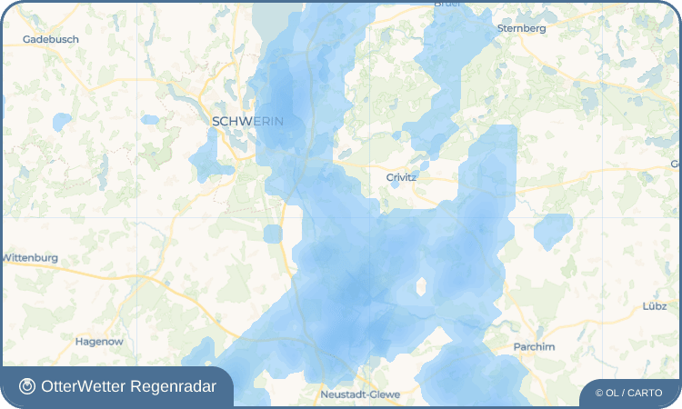 OtterWetter Regenradar-Widget Sukow