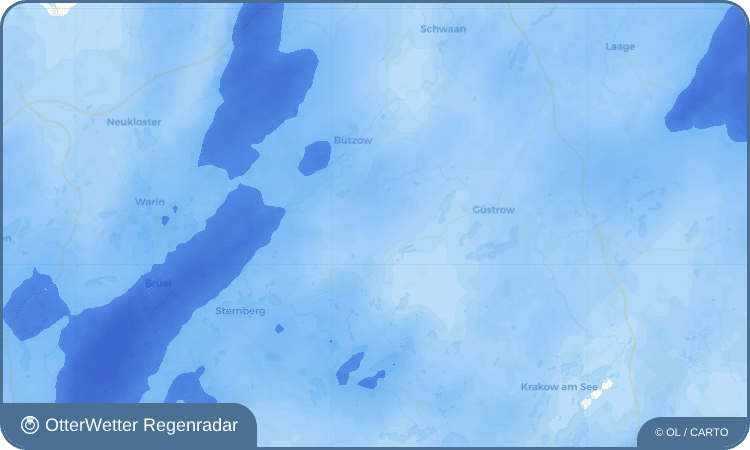 Widget-Vorschau für Tarnow Wetter-Widget-Vorschau mit Vorhersagedaten für Tarnow