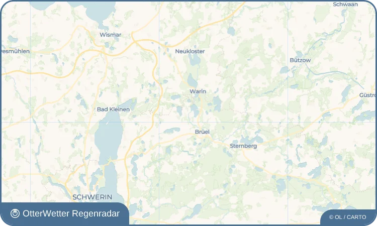 Wetter-Widget-Vorschau mit Vorhersagedaten für Tempzin