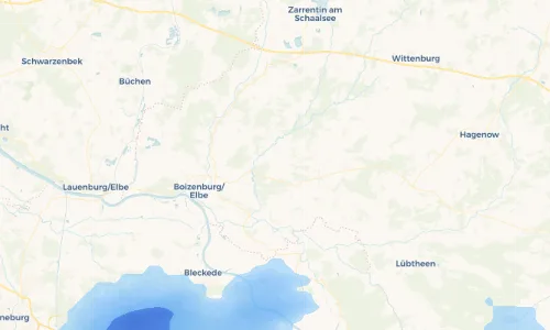 Regenradar-Vorschau: aktuelle Niederschläge in Tessin b. Boizenburg und Umgebung