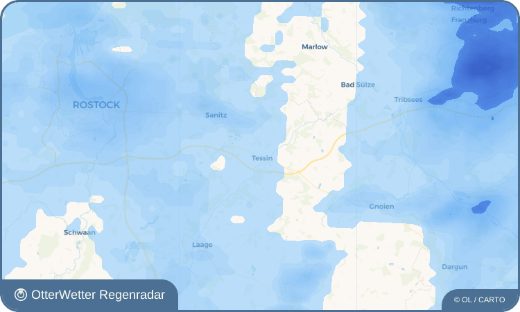 OtterWetter Regenradar-Widget Tessin