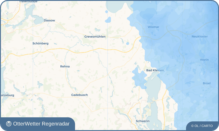 OtterWetter Regenradar-Widget Testorf-Steinfort