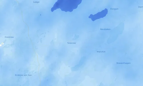 Regenradar Vorschaubild - Aktuelle Niederschläge in Teterow und Umgebung