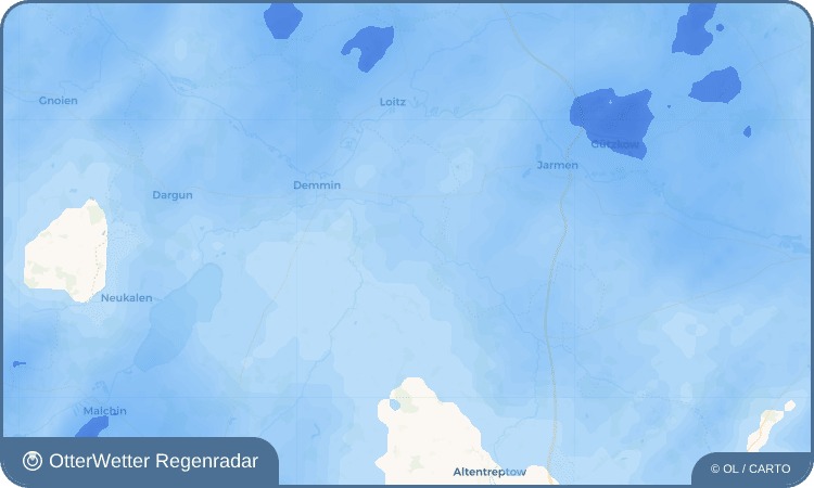 OtterWetter Regenradar-Widget Teusin