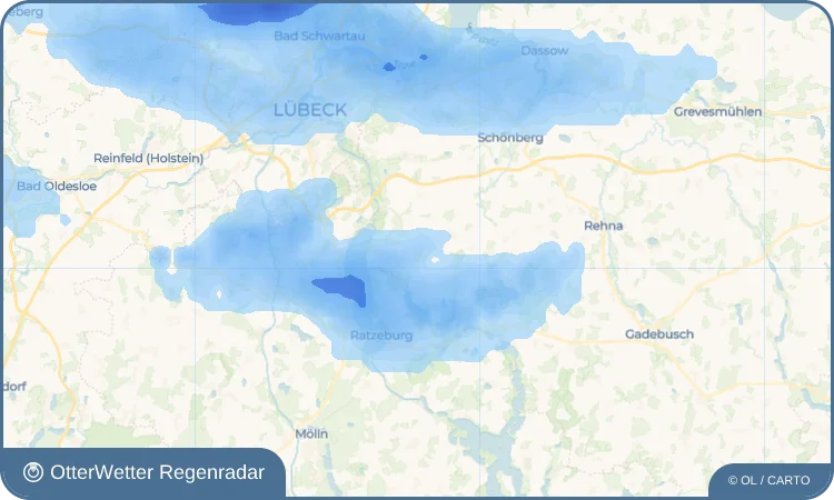 Widget-Vorschau für Thandorf Wetter-Widget-Vorschau mit Vorhersagedaten für Thandorf