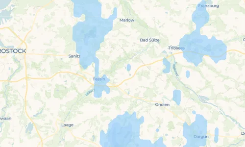 Regenradar Vorschaubild - Aktuelle Niederschläge in Thelkow und Umgebung