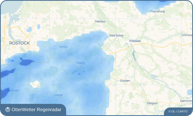 Widget-Vorschau für Thelkow Wetter-Widget-Vorschau mit Vorhersagedaten für Thelkow