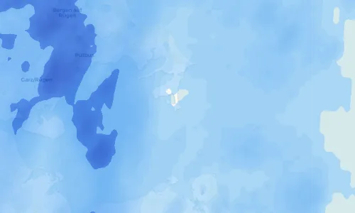 Regenradar Vorschaubild - Aktuelle Niederschläge in Thiessow und Umgebung