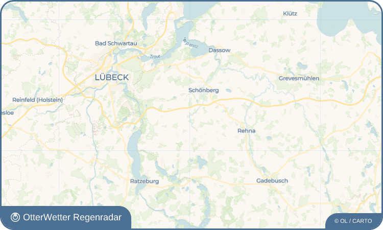 OtterWetter Regenradar-Widget Törpt
