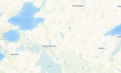 Regenradar Vorschaubild - Aktuelle Niederschläge in Torgelow am See und Umgebung