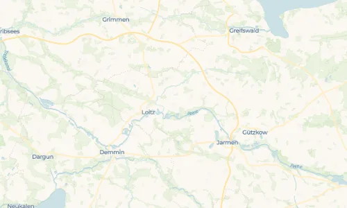 Regenradar Vorschaubild - Aktuelle Niederschläge in Trantow und Umgebung