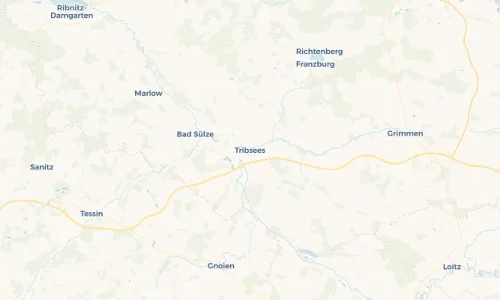 Regenradar Vorschaubild - Aktuelle Niederschläge in Tribsees und Umgebung