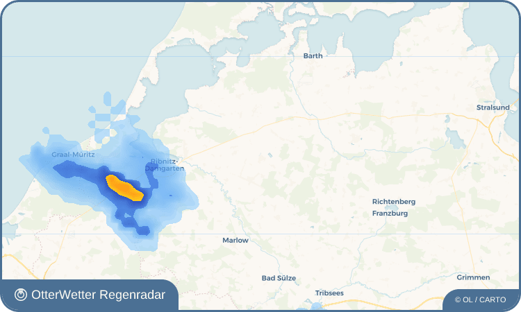 OtterWetter Regenradar-Widget Trinwillershagen