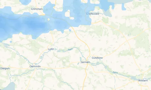 Regenradar Vorschaubild - Aktuelle Niederschläge in Trissow und Umgebung