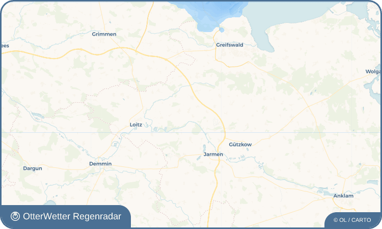 Widget-Vorschau für Trissow Wetter-Widget-Vorschau mit Vorhersagedaten für Trissow
