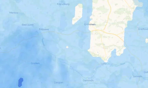 Regenradar Vorschaubild - Aktuelle Niederschläge in Turow und Umgebung