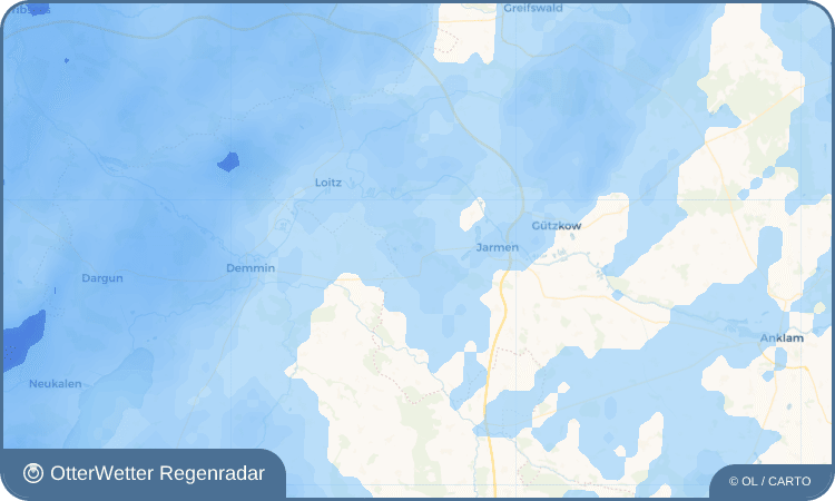 OtterWetter Regenradar-Widget Tutow