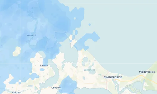 Regenradar Vorschaubild - Aktuelle Niederschläge in Ückeritz und Umgebung