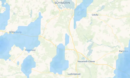 Regenradar Vorschaubild - Aktuelle Niederschläge in Uelitz und Umgebung