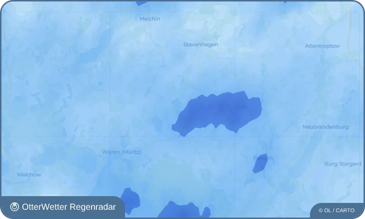 Widget-Vorschau für Varchentin Wetter-Widget-Vorschau mit Vorhersagedaten für Varchentin
