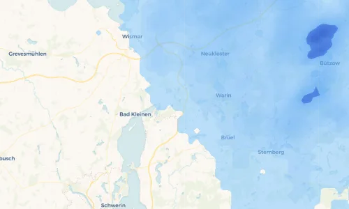 Regenradar Vorschaubild - Aktuelle Niederschläge in Ventschow und Umgebung