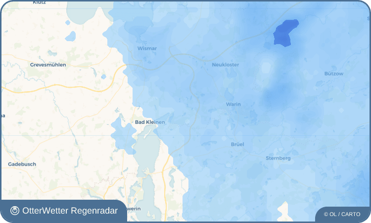 OtterWetter Regenradar-Widget Ventschow
